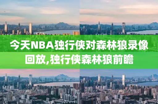 今天NBA独行侠对森林狼录像回放,独行侠森林狼前瞻