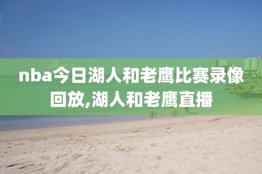 nba今日湖人和老鹰比赛录像回放,湖人和老鹰直播