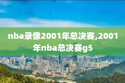 nba录像2001年总决赛,2001年nba总决赛g5
