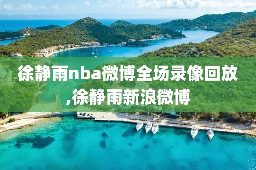 徐静雨nba微博全场录像回放,徐静雨新浪微博