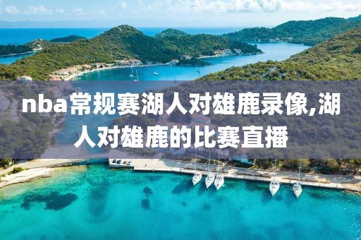 nba常规赛湖人对雄鹿录像,湖人对雄鹿的比赛直播