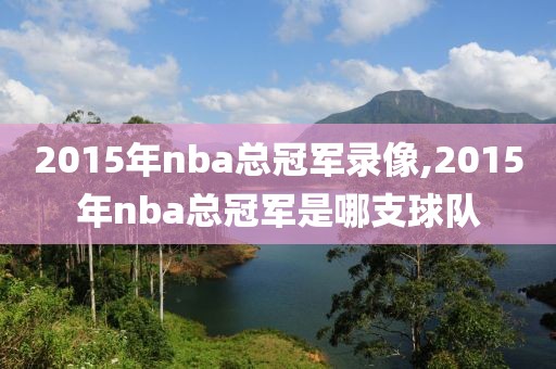 2015年nba总冠军录像,2015年nba总冠军是哪支球队