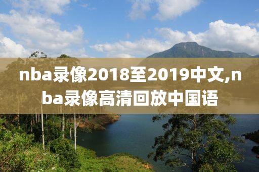 nba录像2018至2019中文,nba录像高清回放中国语