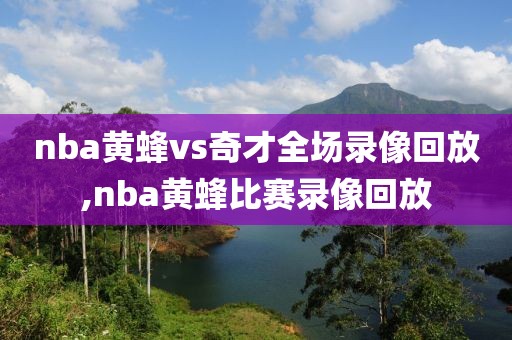 nba黄蜂vs奇才全场录像回放,nba黄蜂比赛录像回放