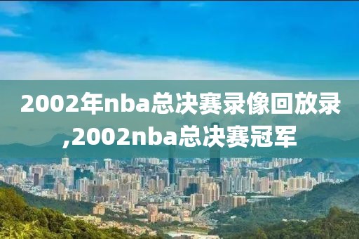 2002年nba总决赛录像回放录,2002nba总决赛冠军